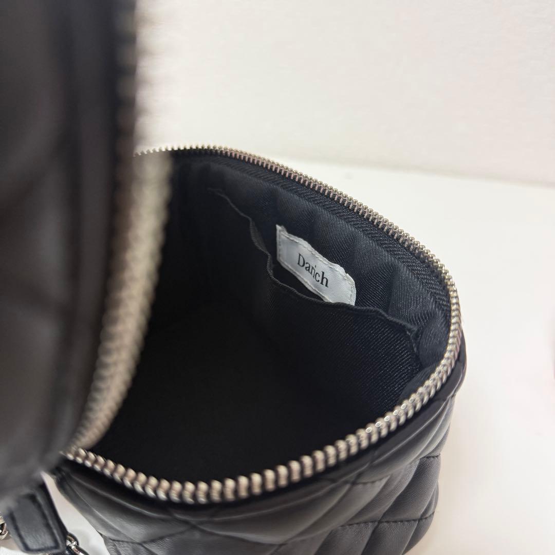 darich キルディングスクエアミニバッグ ブラック