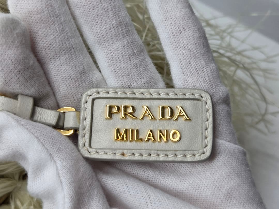 PRADA フリンジラフィア　かごバッグ
