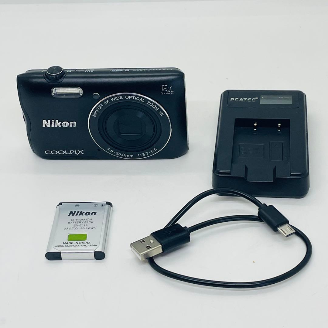 Nikon コンパクトデジタルカメラ　COOLPIX A300 ブラック