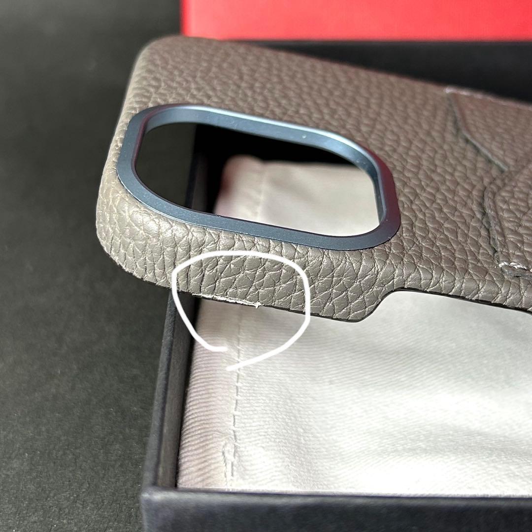 BONAVENTURA iPhone 17 本革レザーケース　チャコールグレー