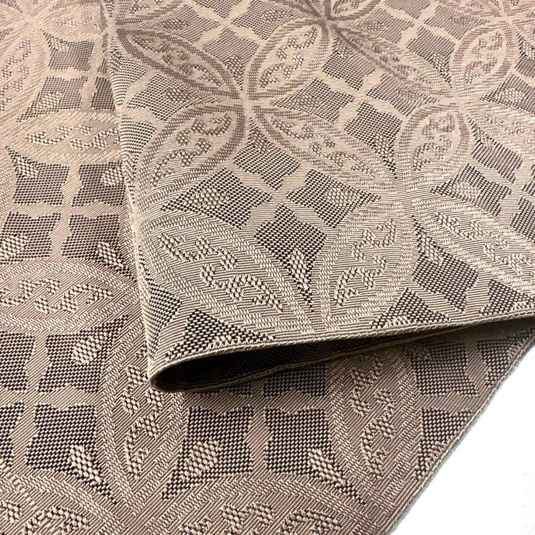 専用帯6121●東京ますいわ屋扱い 西陣 浅田綴謹製 高級正絹 全通名古屋帯七宝