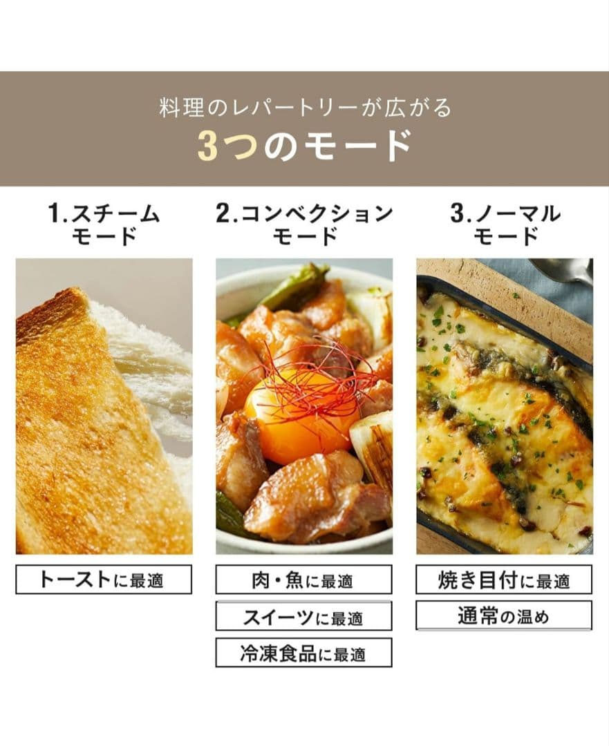 新品未使用品 BRUNO ブルーノ オーブン トースター BOE067 4枚焼き