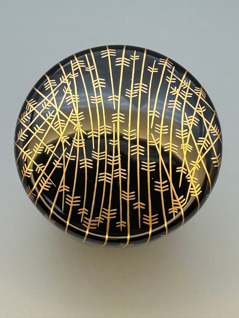 茶道具　棗　辻石斎　芽張柳