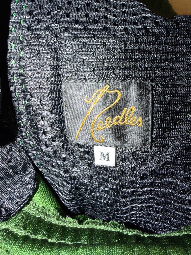 【名作カラー】Needles トラックパンツ ストレート アイビーグリーン M