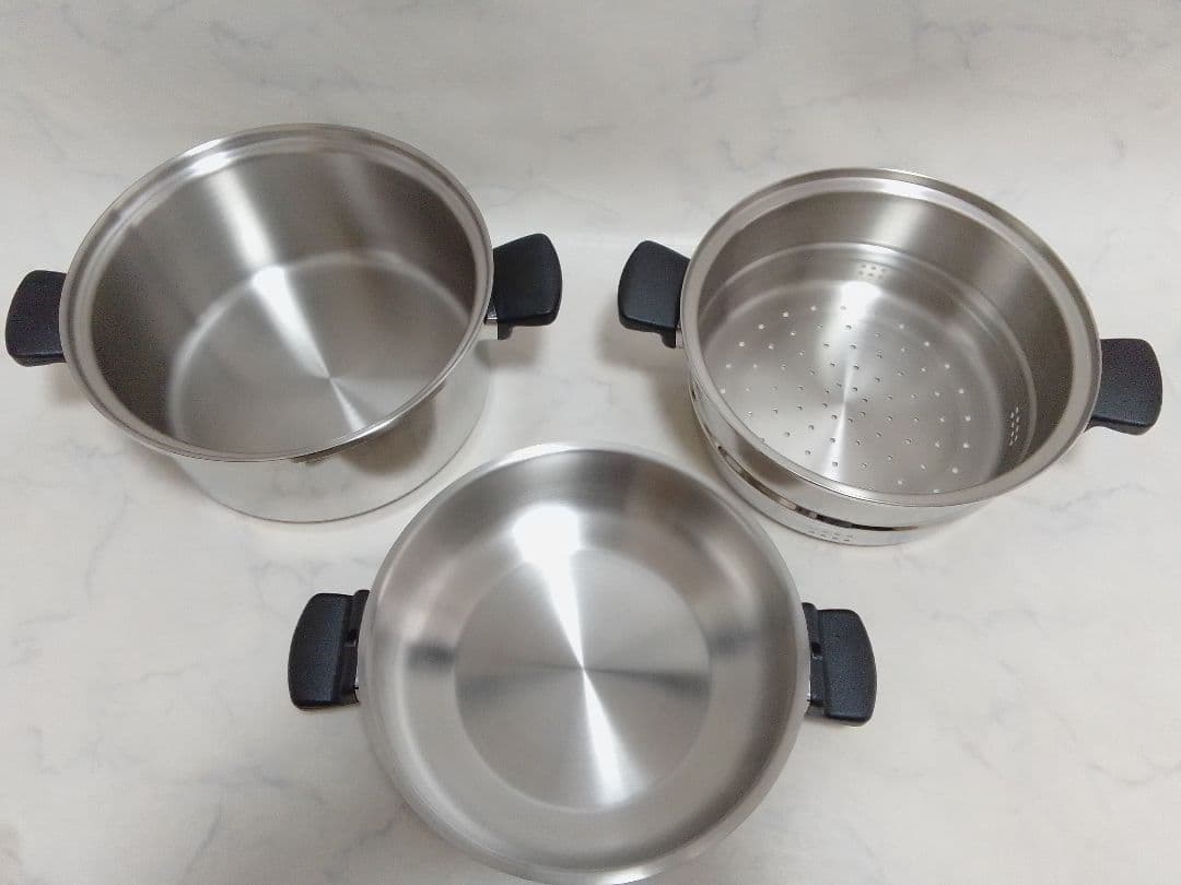 未使用 Amway 6L シチューパン 現行型 アムウェイ 両手鍋 IH対応 ③