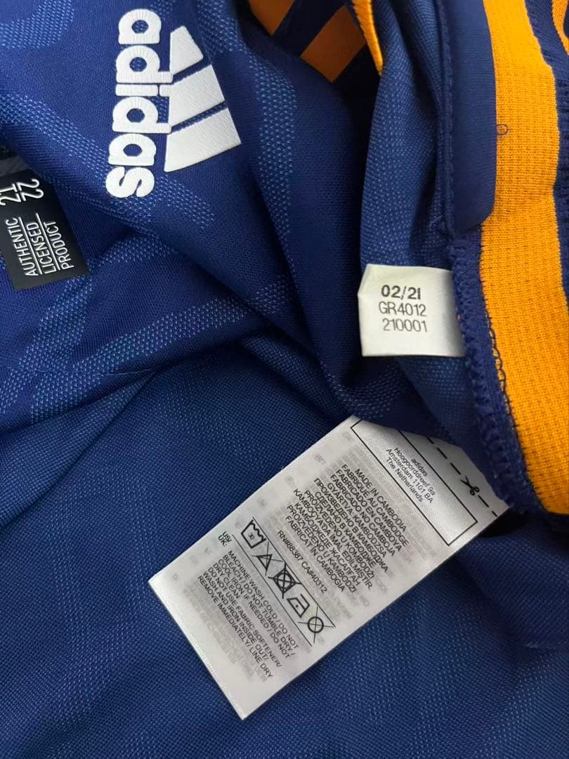 選手支給品レアル・マドリード モドリッチ 21-22 ユニフォーム