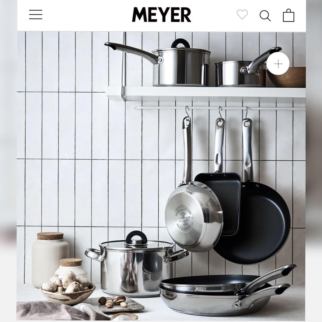 MEYER マキシム SS フライパン 20CM ANOLON ガラス蓋20CM