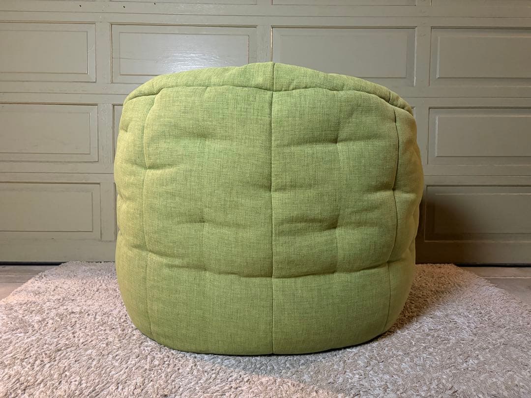 アンビエントラウンジ バタフライソファ ライムグリーン ビーズソファ