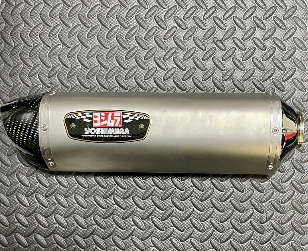 ヨシムラR77J サテンフィニッシュカーボンエンド