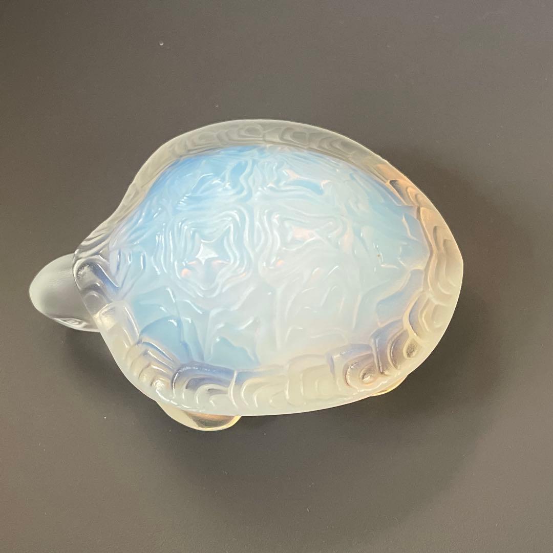 ラリック LALIQUE 亀 オブジェ ガラス クリスタル フィギュリン