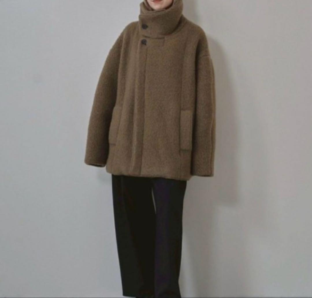 a出品です。24時間以内発送スタンドカラー　ブークレジャケット 36