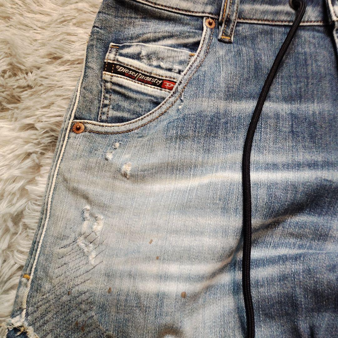 DIESEL ディーゼル KROOLEY JOGG W30 スウェットデニム