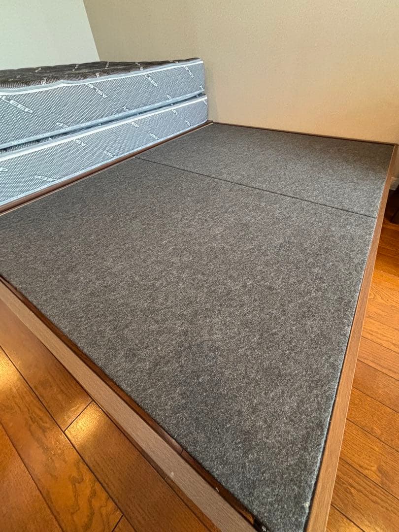 ASLEEP アスリープ ファインレボ マットレスのみ ダブル 夏・冬カバー付