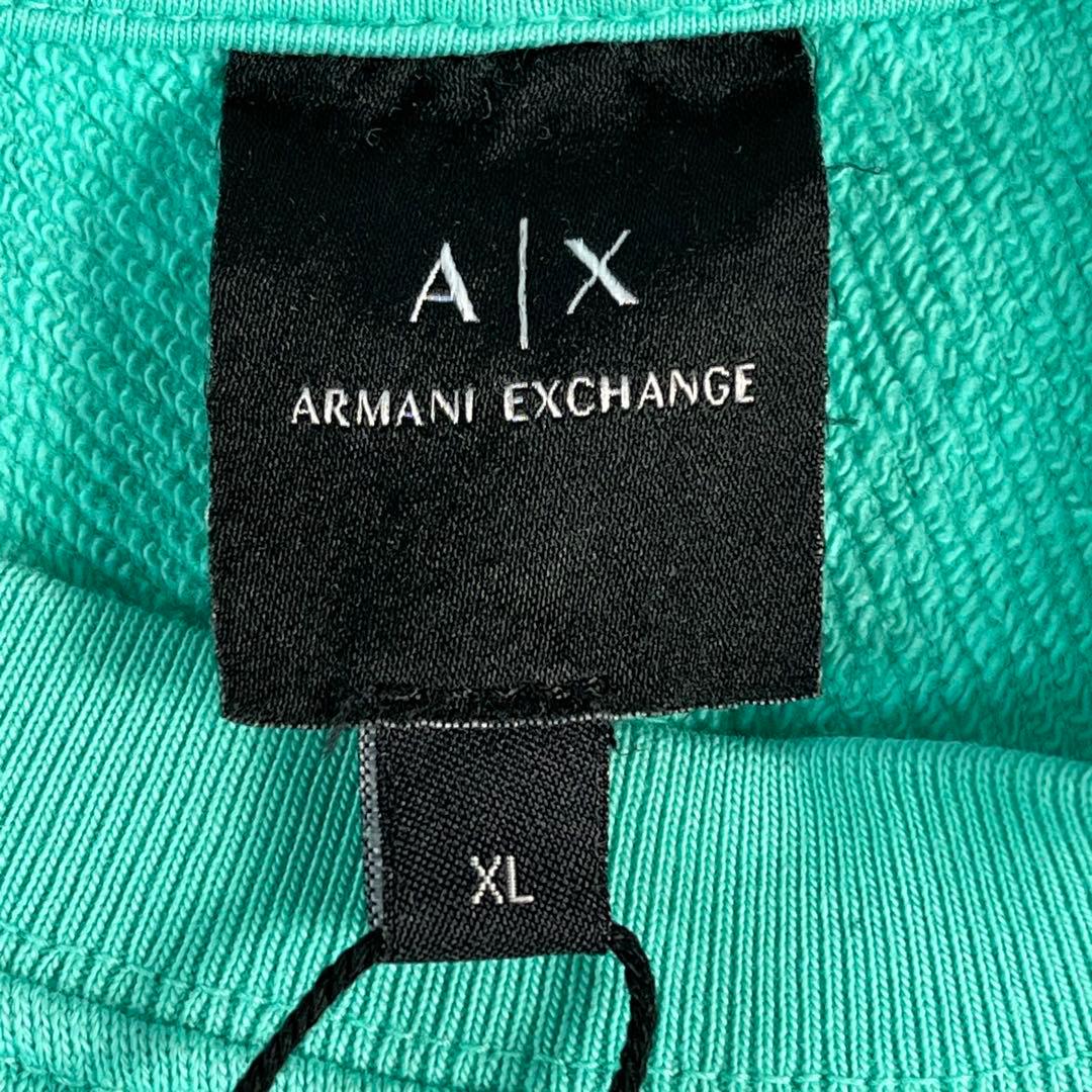 新品未使用　ARMANI EXCHANGE スウェット　XL ターコイズグリーン