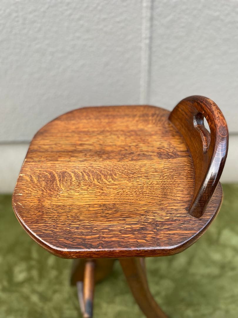 オランダ　カウンターチェア　オーク無垢材