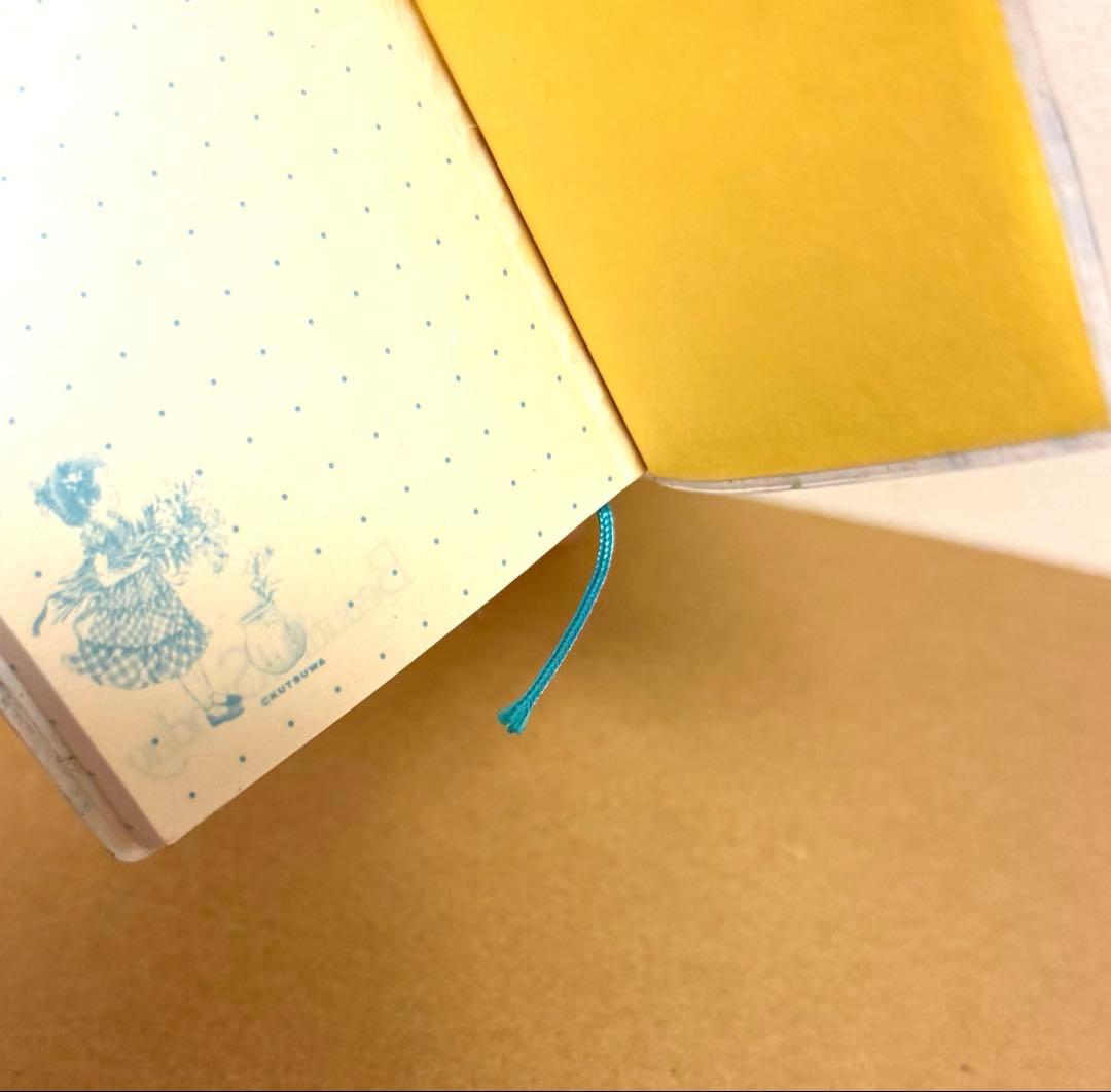 クツワ　Beautiful Sunday 鉛筆付きメモ帳　ファンシーレトロ