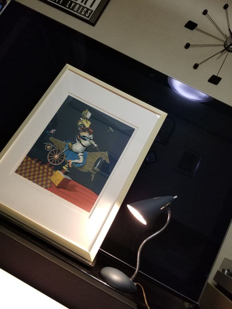 ART　WORK　STUDIO　スペースエイジ　マットブルー　ロケットランプ