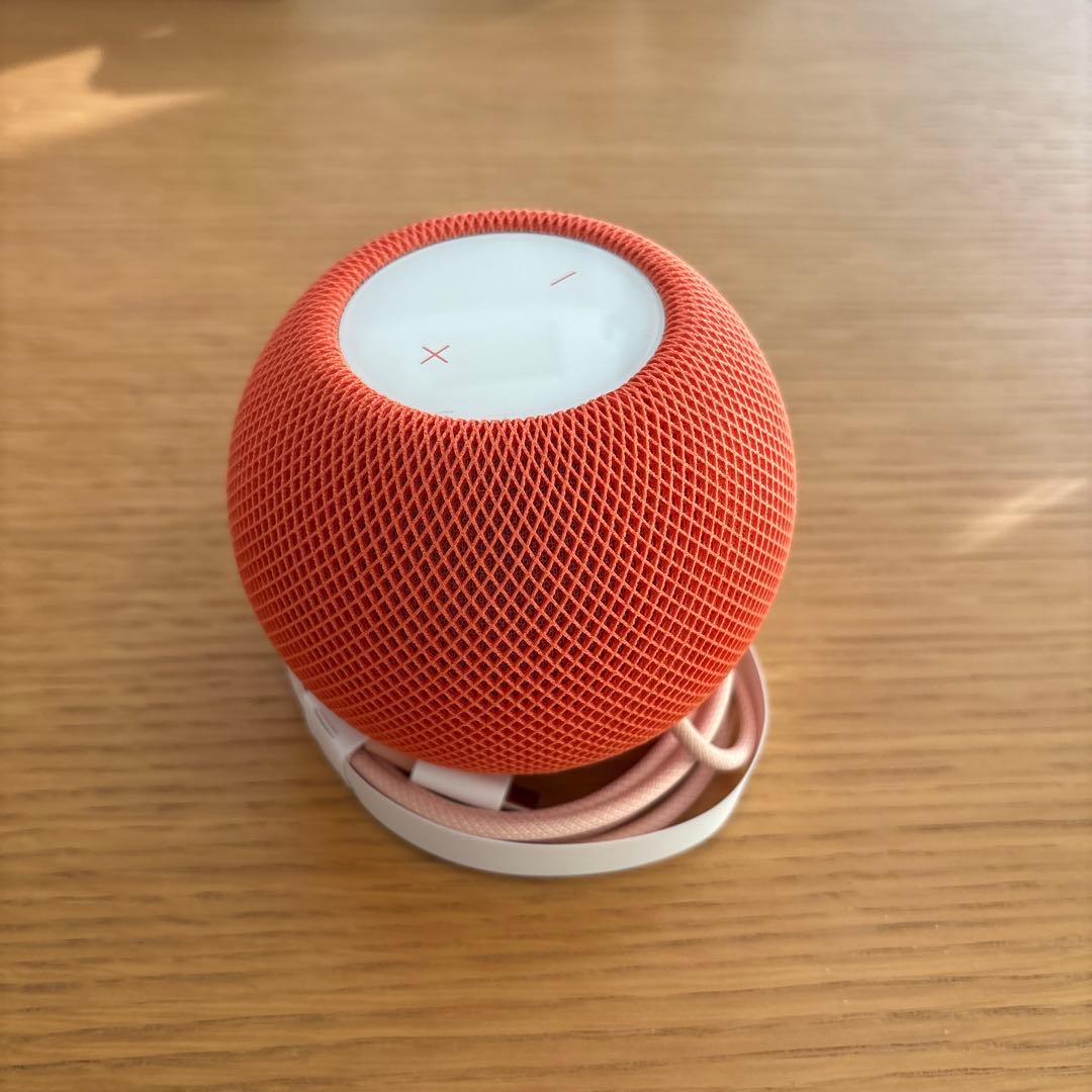 【美品】Apple Pod mini アップル スピーカー　オレンジ