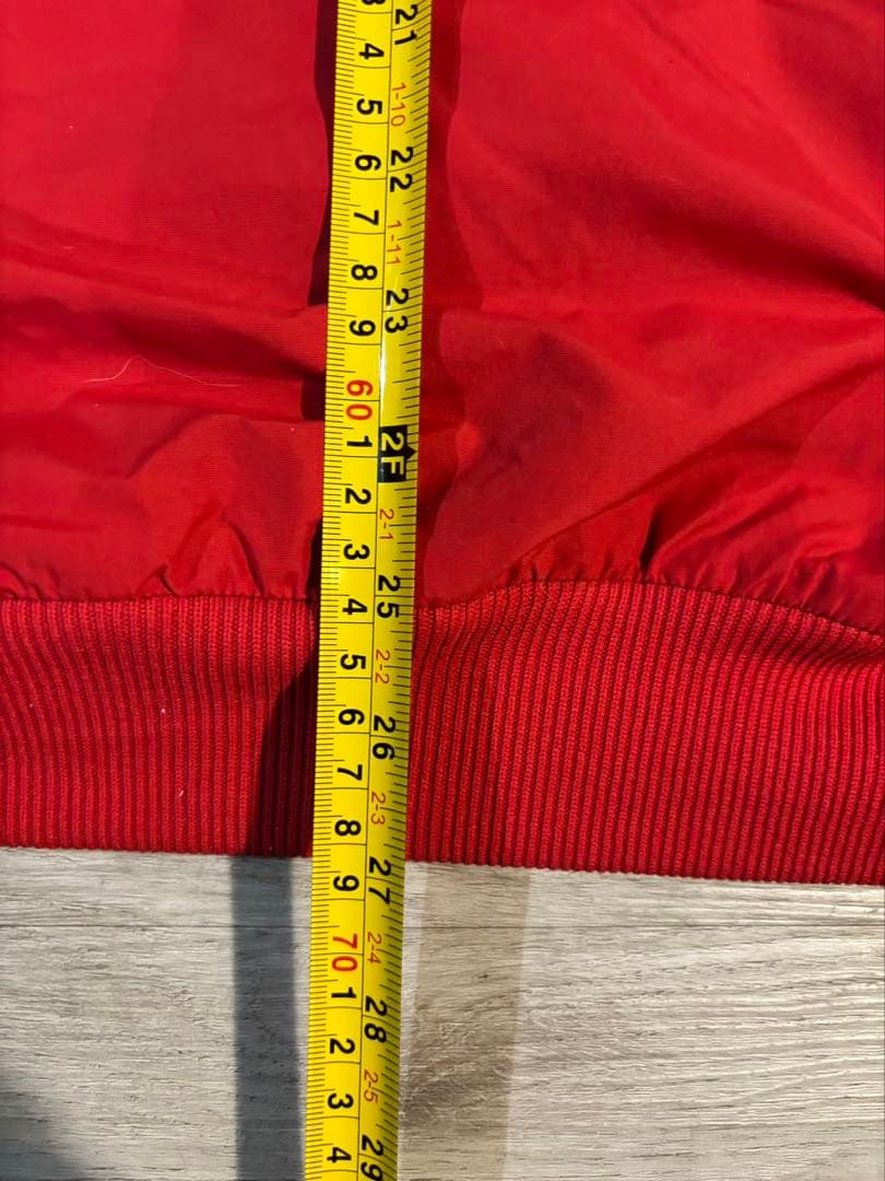 241 USA製 Patagonia フリースライナーグレー×レッド Lサイズ相