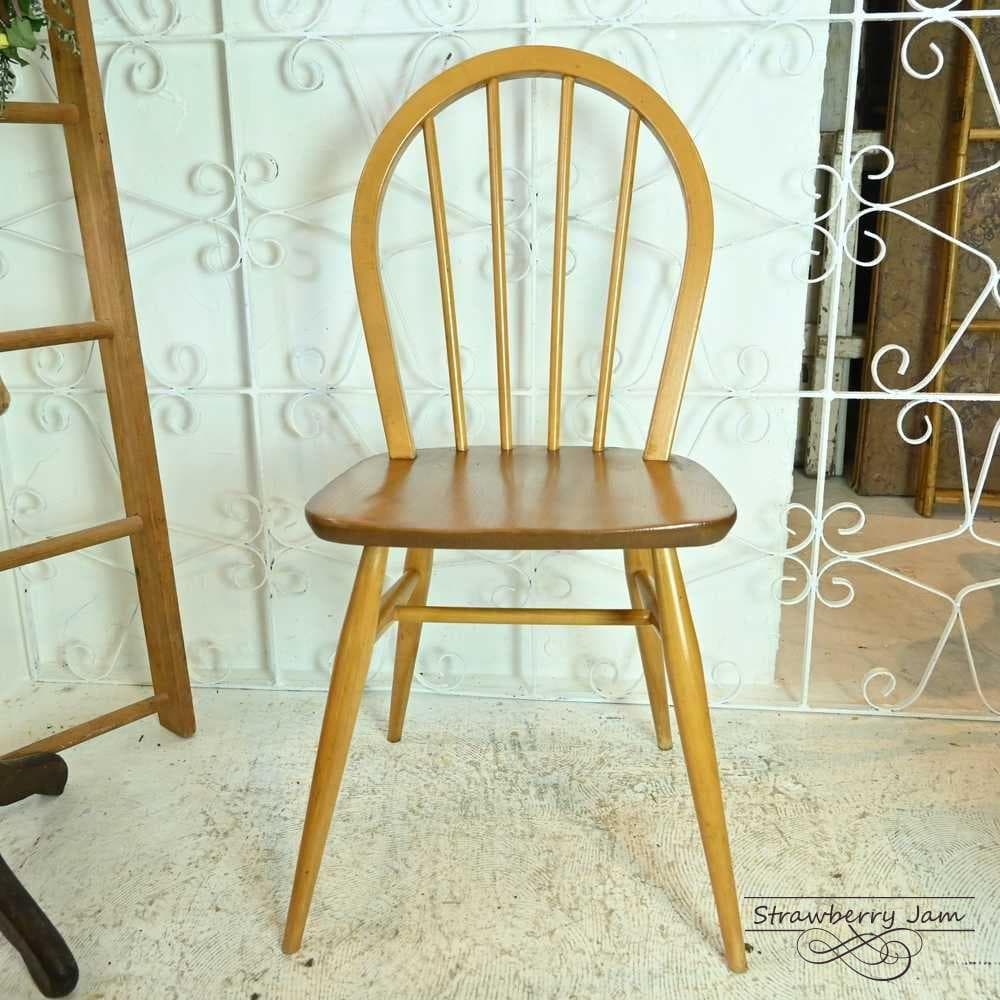 L3705-300-3 英国ヴィンテージ アーコールチェア フープバック ４本