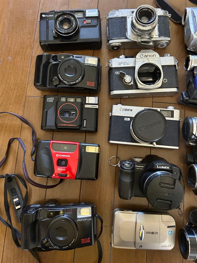 フィルムカメラ、デジタルビデオカメラ、デジカメ 20点 【ジャンク品】