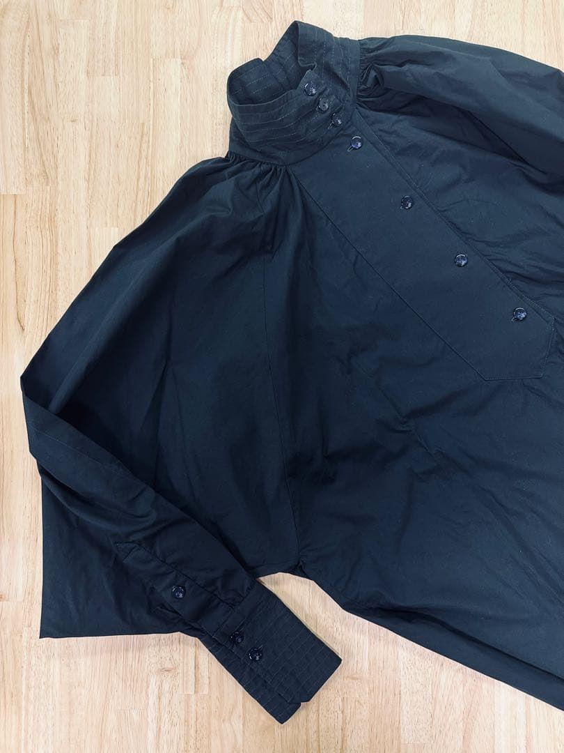 PATOU ペインターブラウス 黒 サイズ34