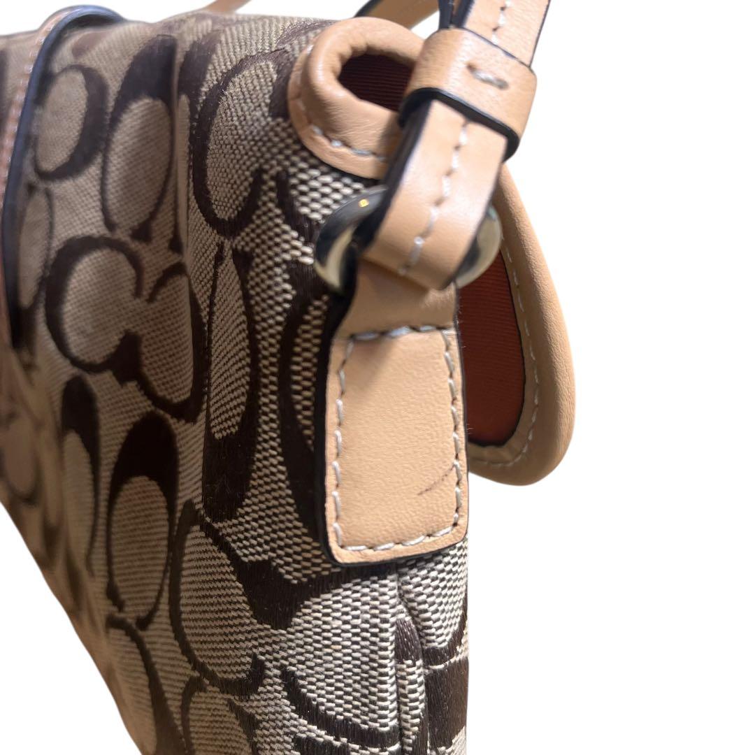 COACH シグネチャー　ワンショルダー　アクセサリーポーチ　バッグ　6348