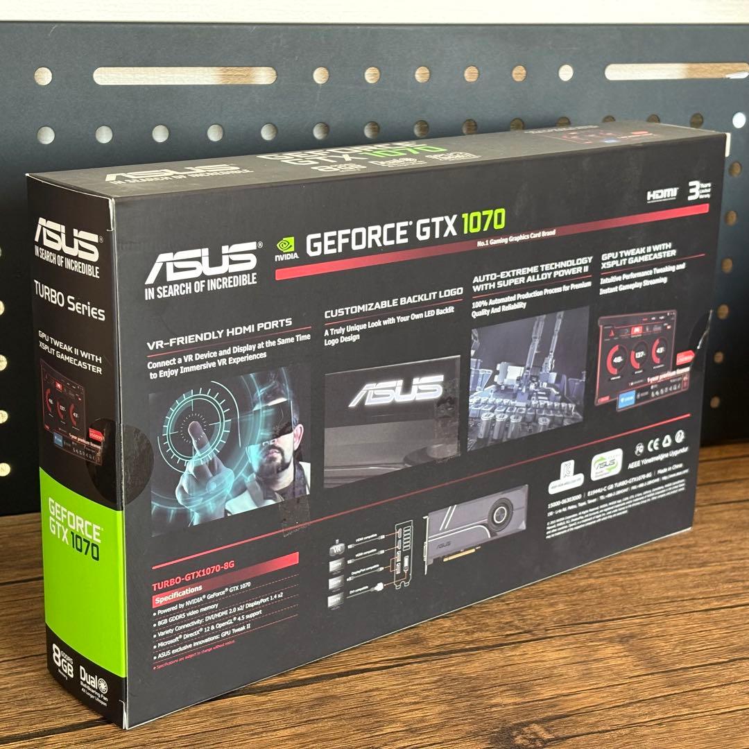 グラフィックボード・グラボ・ビデオカード Asus GTX 1070 Turbo 8GB GDDR5