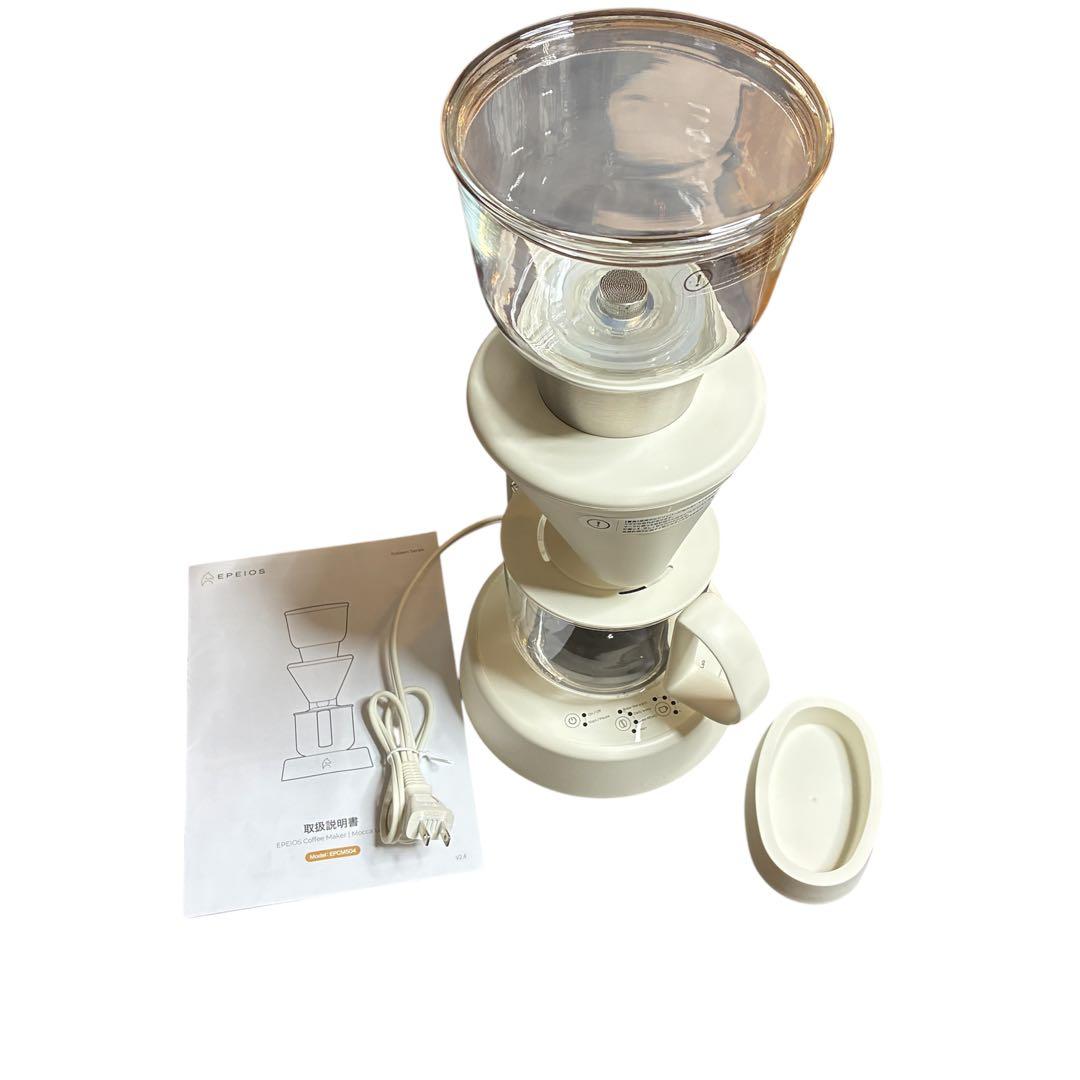 エペイオスEpeios Moccドリップコーヒーメーカー　大容量860mL 白