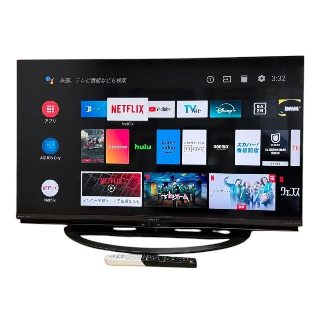 シャープ 45V型 4K 液晶テレビ Android TV 4T-C45AJ1