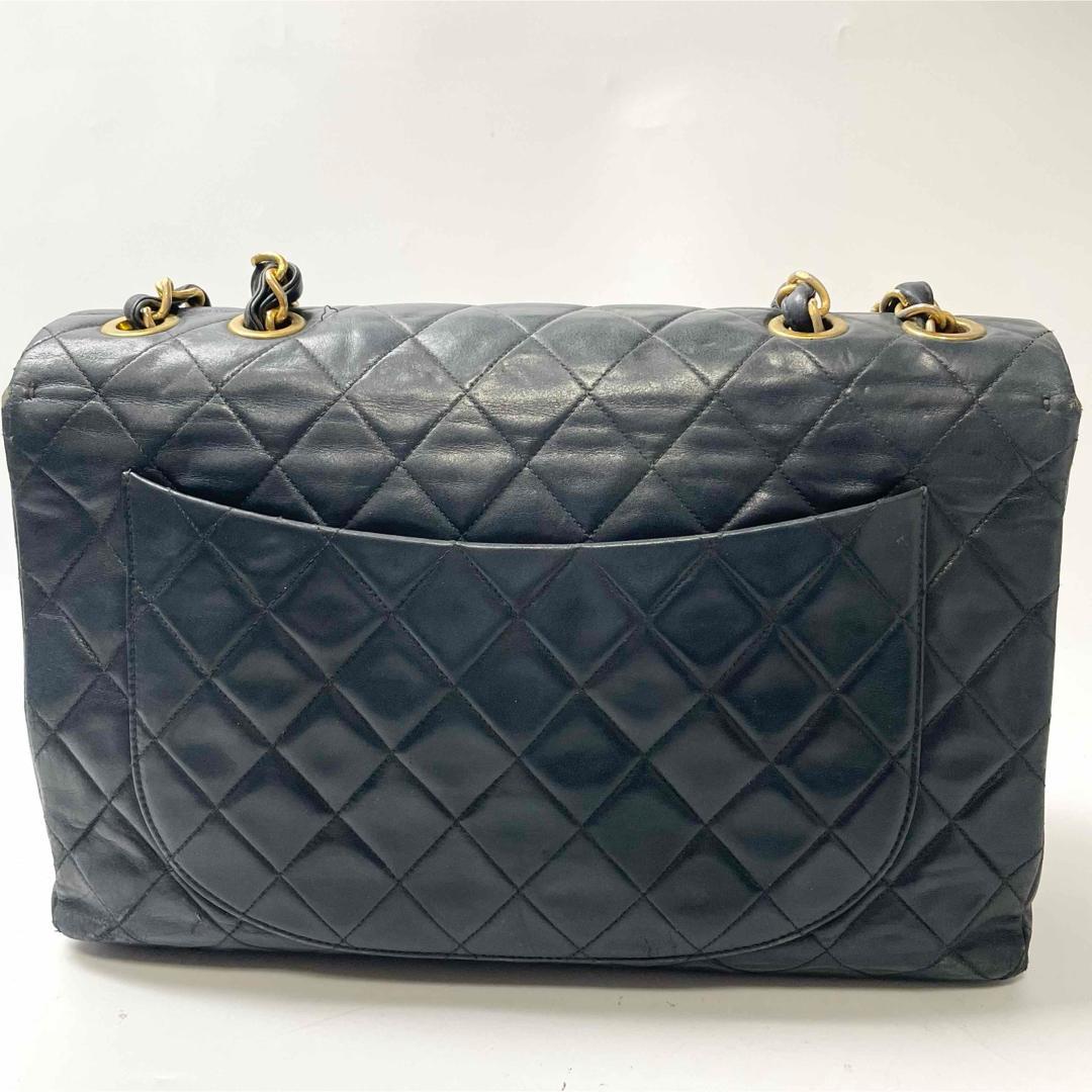 フォーキーシャネル　デカマトラッセ34 ラムスキン　ダブルチェーン