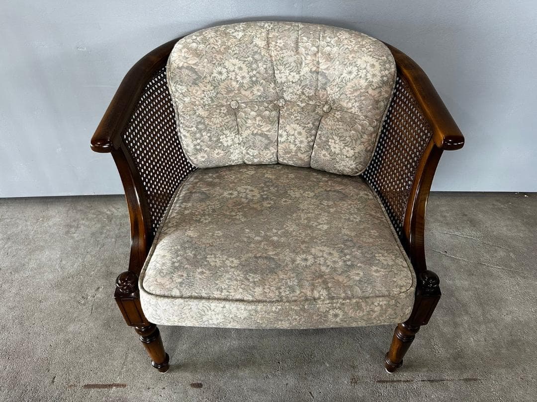 『karimoku』カリモク 肘掛けチェア シングルソファ チェア 椅子 イス.