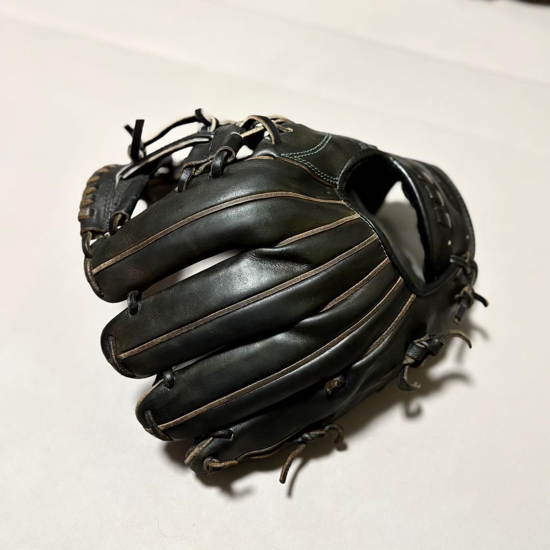 か*し様 【貴重】硬式 ミズノプロ ダイバーシティブルー 内野用 グローブ グラ