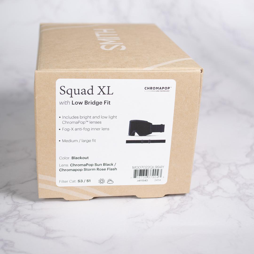 【新品・訳あり】SMITH スカッドXL スノーゴーグル s003