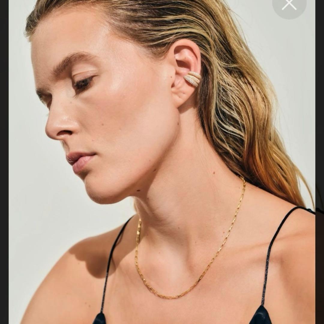 ☆試着のみ☆ 付属品あり　TOM WOOD EAR CUFF ジルコニア