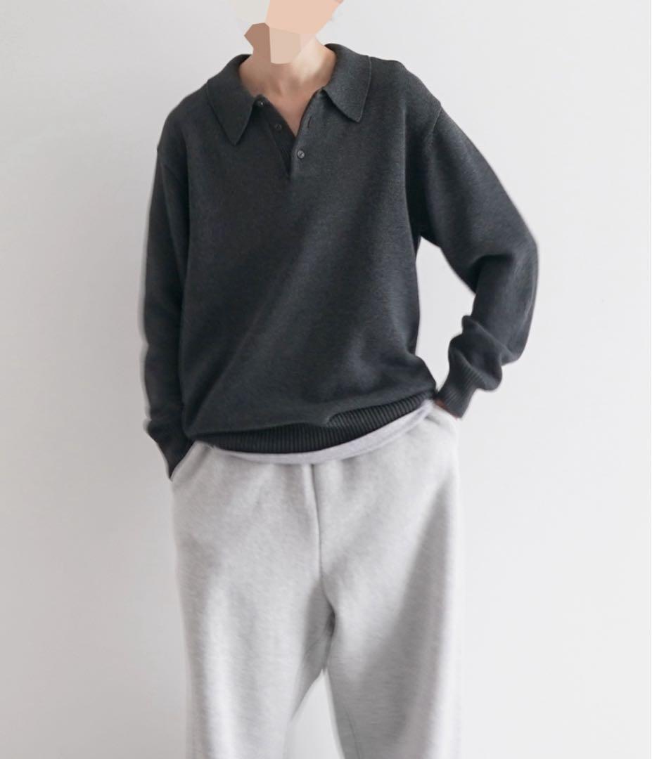 a*a様 KAIKO Knit polo shirt