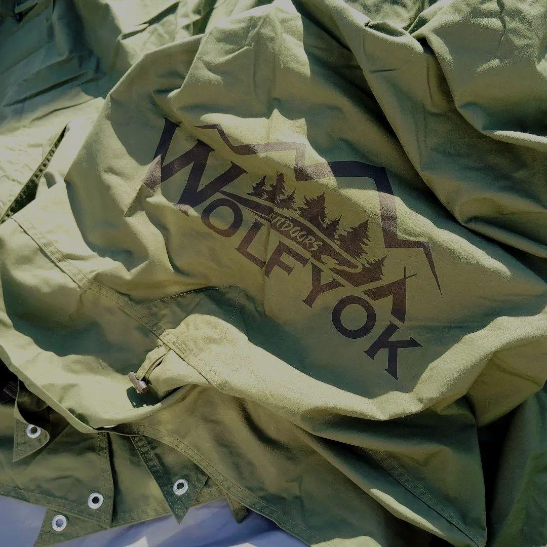 Wolfyok ワンポールT/C　ソロティピーテント 煙突ポート付