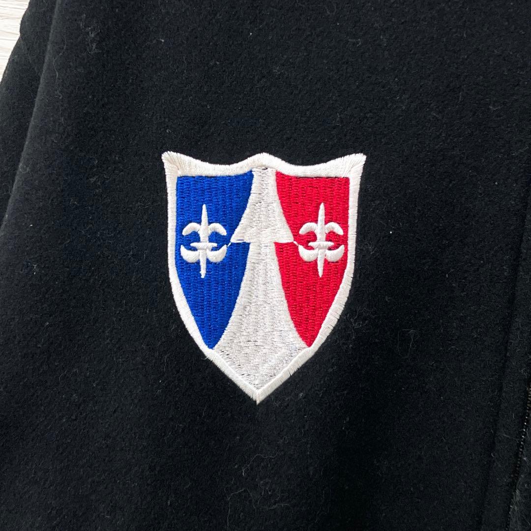 ヒューストン ウールジャケット スタジャン 黒 XL 8