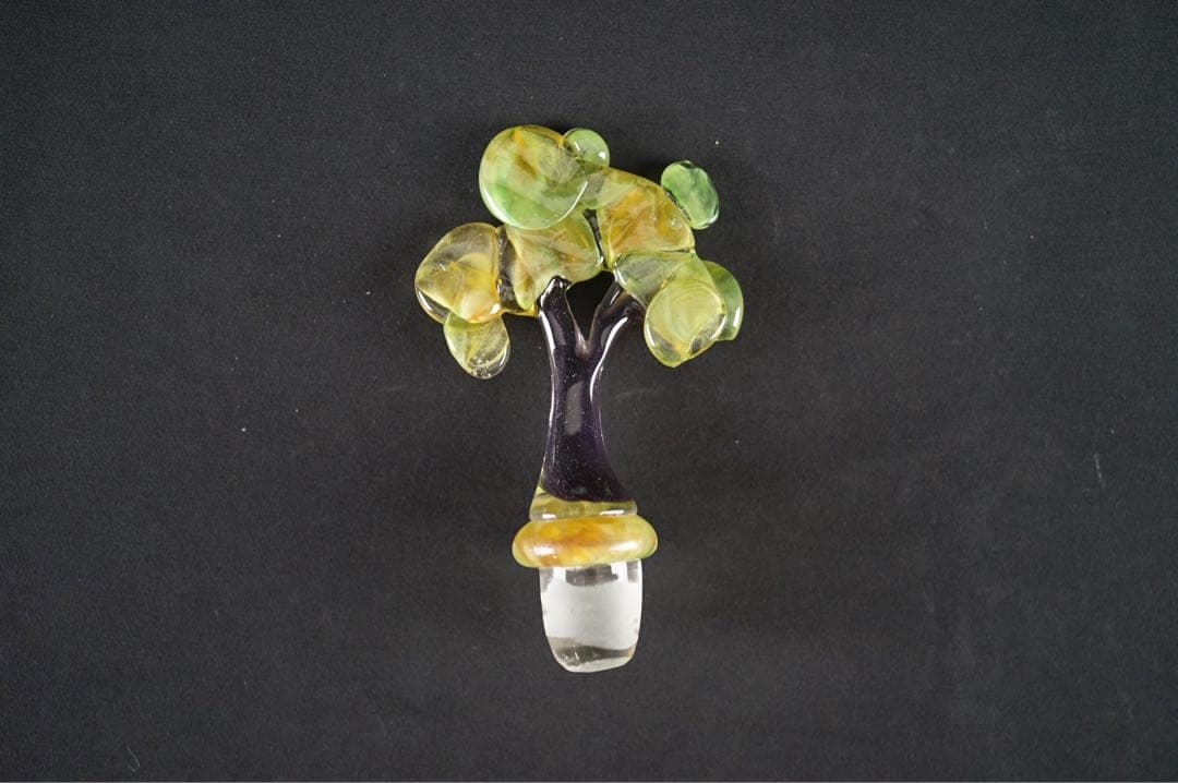 【MURANO】1990年代 ツリーストッパー付 デキャンタ ムラーノ ガラス