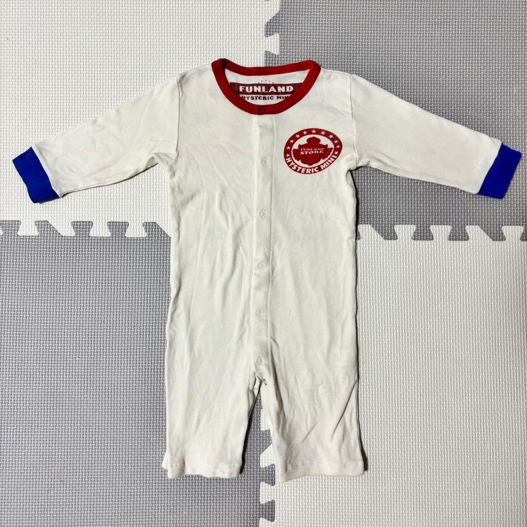 ヒステリックミニ　長袖　ロンパース　総柄　60 70 80 ベビー　4点セット