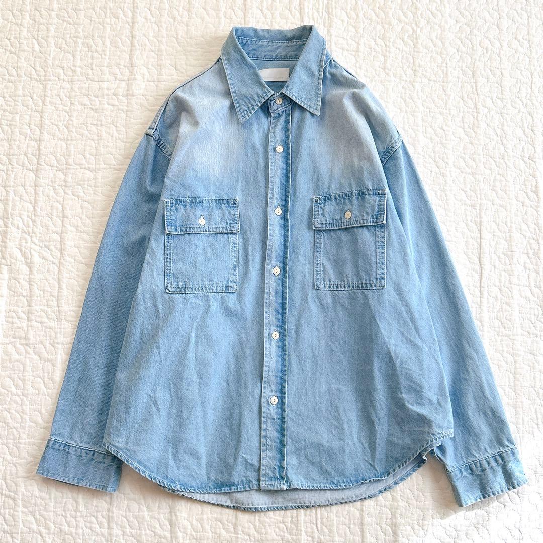 美品✨ ガリャルダガランテ 2024 デニムシャツ 定番 こなれ 程よいゆとり