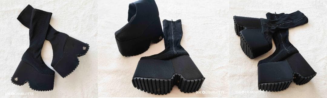 ミシェルマカロン michell macaron 厚底ストレッチロングブーツ S