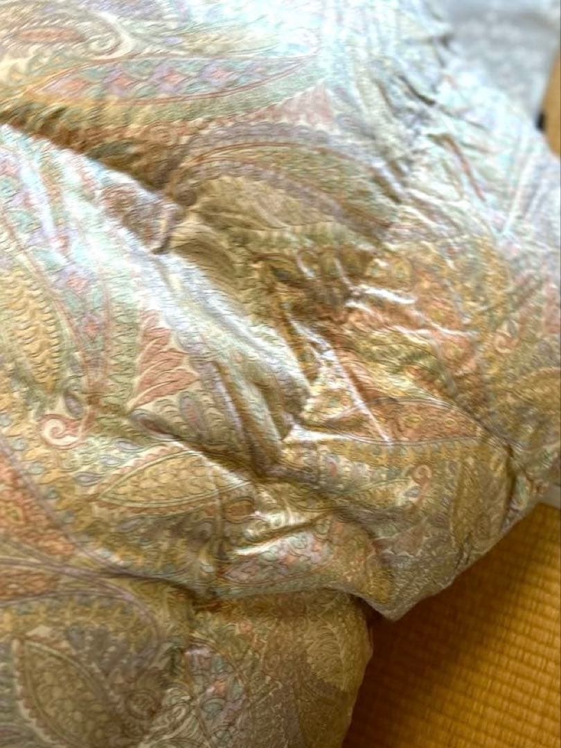 ほぼ未使用◇大阪西川＊羽毛掛け布団 ◇シングルロング