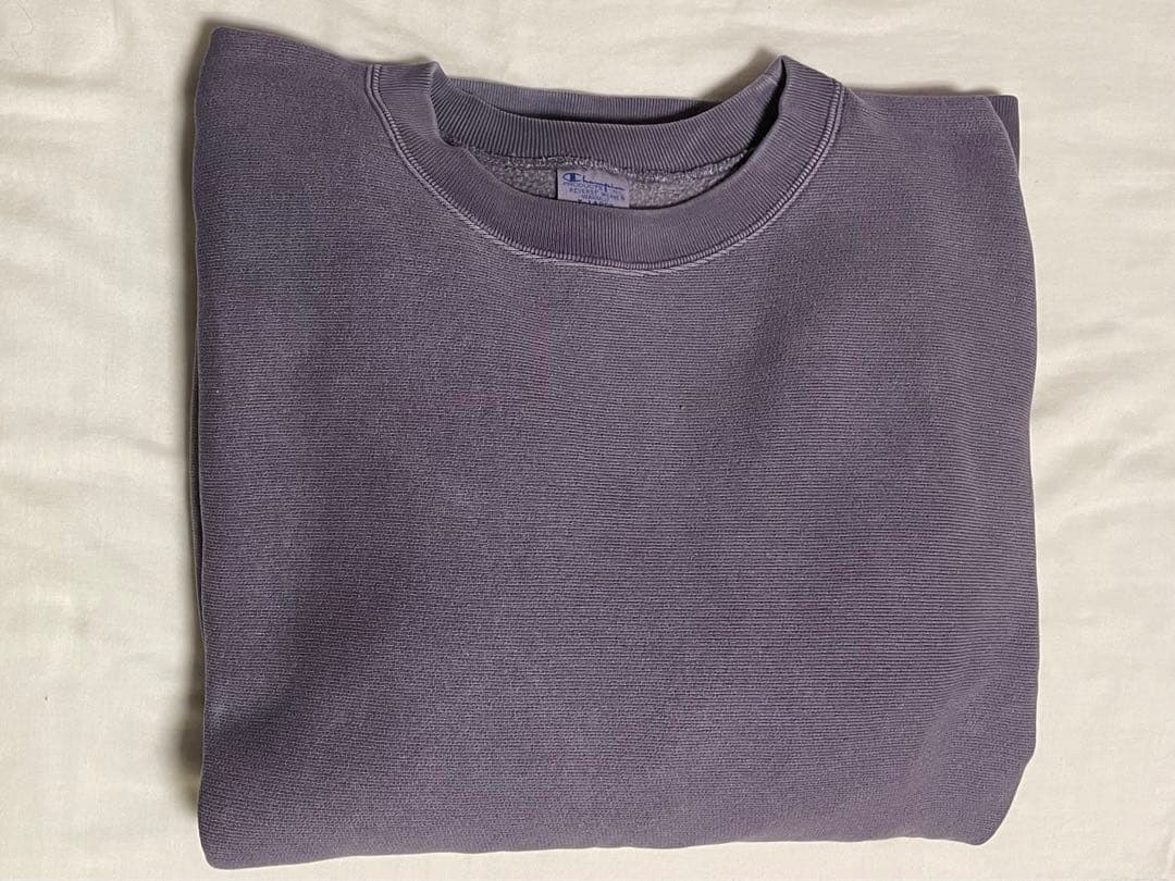 Champion 別注 R/W PIGMENT クルーネックスウェット