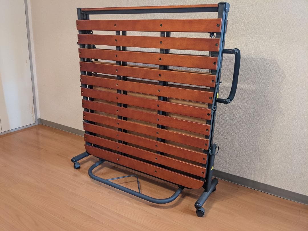 折りたたみ式すのこベッド シングル キャスター付き 山善 HS-1S