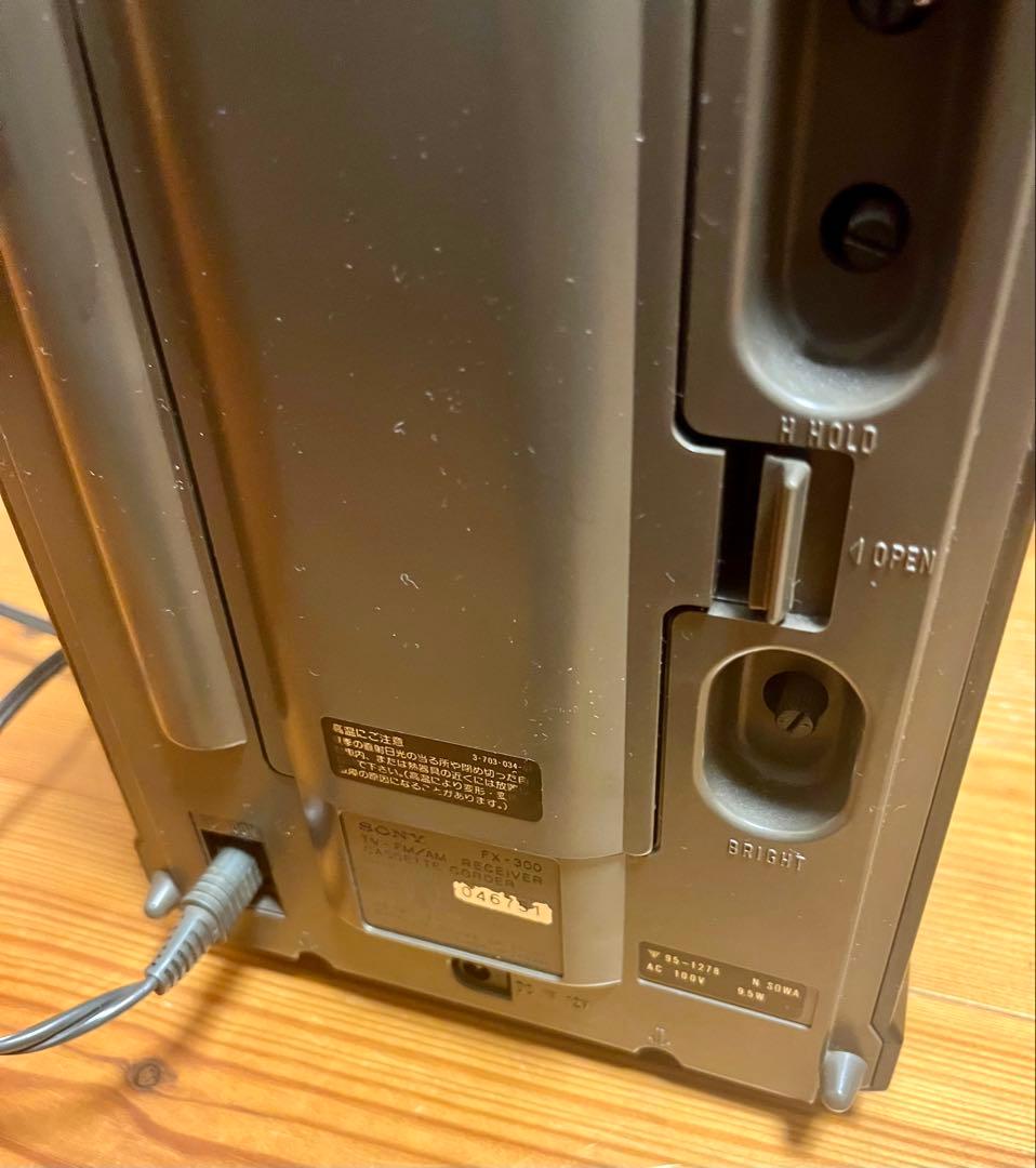 動作確認済　美品！ソニー　ジャッカル　300 ラジオ、テレビ、カセットプレイヤー