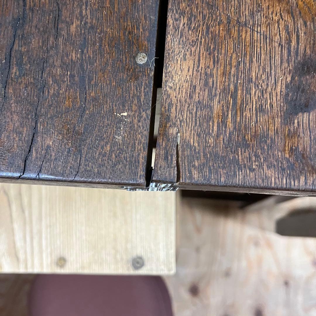 アンティーク 片袖机 デスク テーブル 昭和レトロ z481