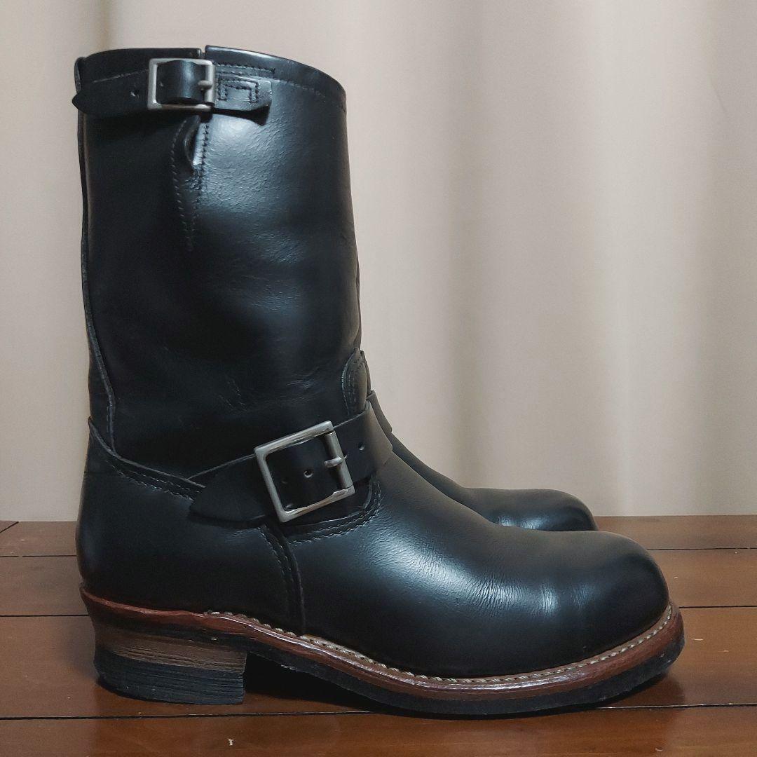RED WING 2268 U9.5D ブラッククロム エンジニア ブーツ 美品