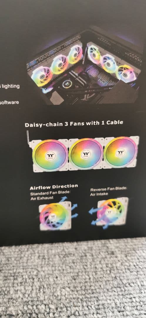 PC用ファン・クーラー thermaltake SWAFAN EX12 ARGB Sync