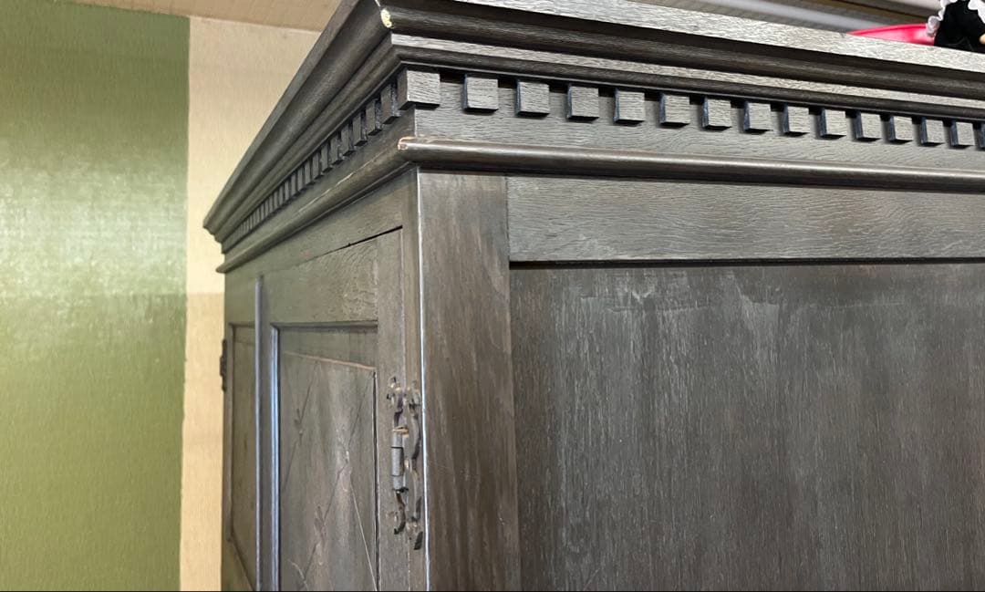 アンティーク ワードローブ クローゼット 木彫インテリア 大正ロマン ビンテージ